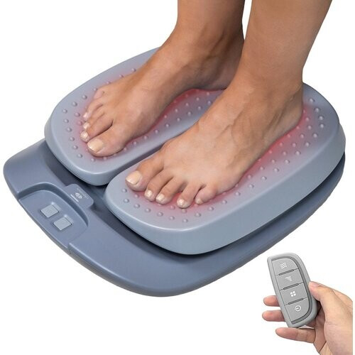 Tweedekans Lifeproducts Voetmassageapparaat – Verwarmend & Vibrerend – 36W – 42,3 x 33 x 11,5 cm – Grijs Tweedehands