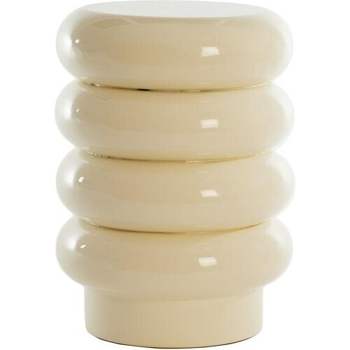 Tweedekans Light & Living Bijzettafel Mirogi - Crème - Ø30cm - Modern Tweedehands
