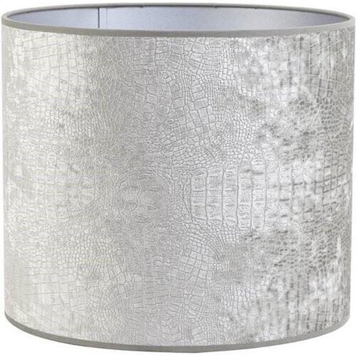 Tweedekans Light & Living Cilinder Lampenkap Chelsea - Zilver - Ø35x30cm - voor Tafellampen, Staande lamp, Hanglampen Tweedehands