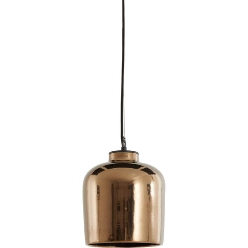 Tweedekans Light & Living Hanglamp Dena – Ø22,5 cm – Keramiek – E27 – Modern Design – Brons Tweedehands