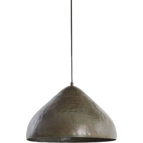 Tweedekans Light & Living Hanglamp - Elimo - 40x25 cm - Donker bruin brons Tweedehands