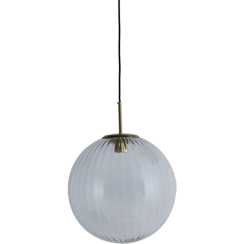 Tweedekans Light & Living MAGDALA Hanglamp Ø40x40 cm – Grijs Glas – Modern Design – E27 Tweedehands