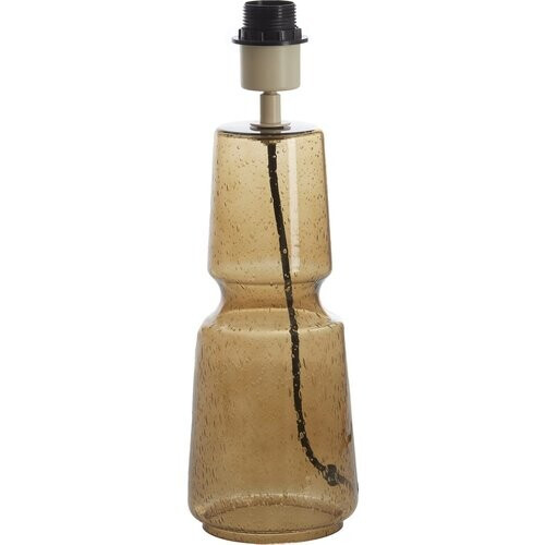 Tweedekans Light & Living Tafellamp Labin – Bruin Glas – 39 cm – E27 – Excl. Lampenkap Tweedehands