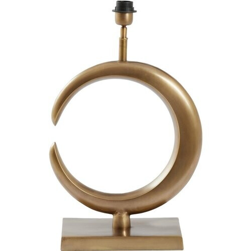 Tweedekans Light & Living Tafellamp Lune 50cm hoog - Antiek Brons Tweedehands