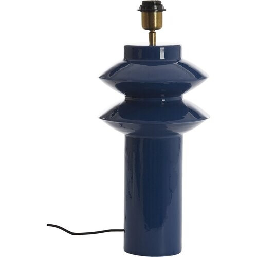 Tweedekans Light & Living Tafellamp Petch – Metaal – E27 – 40 cm – Zonder Kap – Blauw Tweedehands