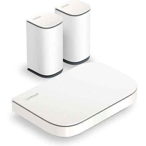 Tweedekans Linksys Velop Micro Mesh 6 - Router - WiFi 6 - Dual-band - Mesh WiFi - 3000 Mbps - 3-pack - Wit Tweedehands