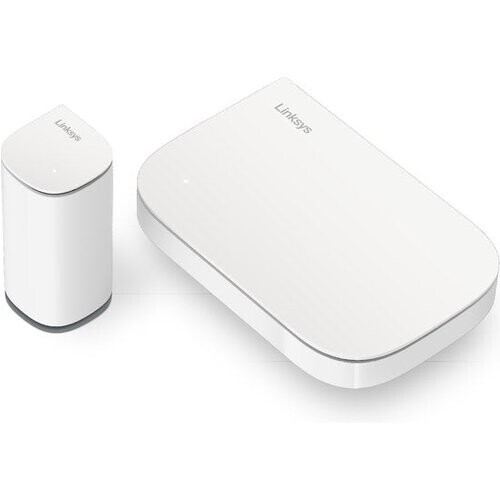 Tweedekans Linksys Velop Micro Mesh 6 - Router - WiFi 6 - Dual-band - Mesh WiFi - 3000 Mbps - 2-pack - Wit Tweedehands