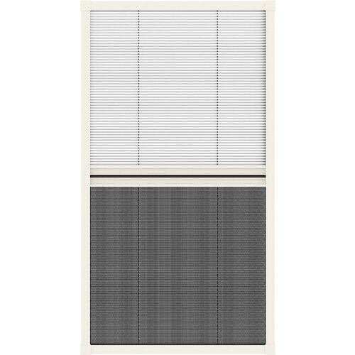 Tweedekans Livn Duoplissehor Raam Plus 55x100cm Wit - Hor en verduistering in één voor dakramen - Eenvoudig op maat te maken - Voor een maximale opening van 50x95 cm Tweedehands