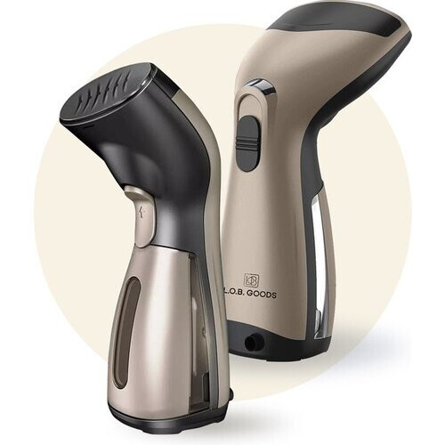 Tweedekans L.O.B. GOODS SteamWave Kledingstomer - Krachtige Handstomer - Handstoomreiniger - Stoomstrijkijzer - Compact voor op reis - Goud Tweedehands