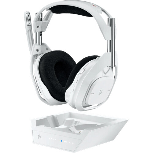 Tweedekans Logitech G Astro A50 X Draadloze PC/Xbox/PlayStation Gaming Headset - Wit Tweedehands