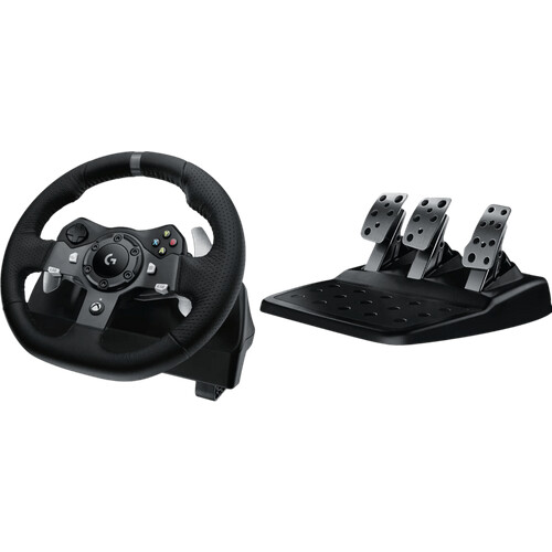 Tweedekans Logitech G920 Driving Force - Racestuur voor Xbox Series XS, Xbox One & PC Tweedehands