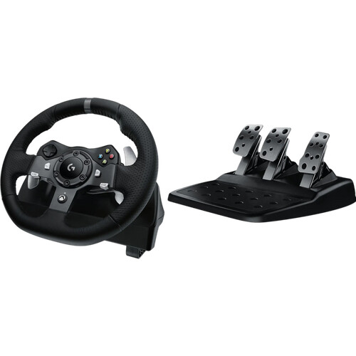 Tweedekans Logitech G920 Driving Force - Racestuur voor Xbox Series XS, Xbox One & PC Tweedehands