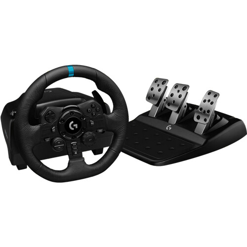 Tweedekans Logitech G923 TRUEFORCE - Racestuur met Force Feedback voor PlayStation 5, PS4 & PC Tweedehands