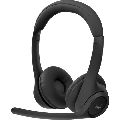 Tweedekans Logitech Zone 300 Draadloze Office headset Zwart Tweedehands