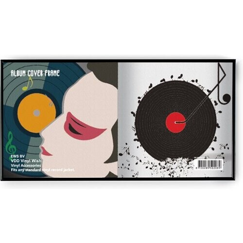 Tweedekans Lp Vinyl platen wissellijst - inlijsten lp vinyl elpee platen 12 inch - lijst voor 2 stuks Tweedehands