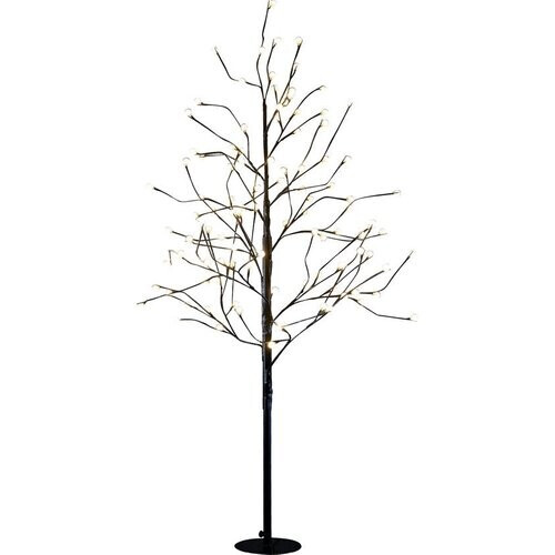 Tweedekans Luca Lighting Boom met Klassiek Witte LED Verlichting - H150 x Ø80 cm - Metaal - Zwart Tweedehands