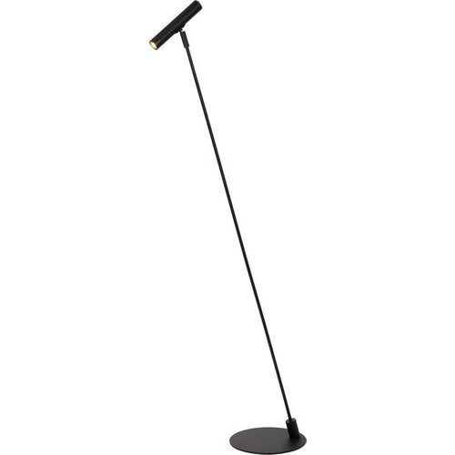 Tweedekans Lucide ALEC - Vloerlamp - LED 3 StepDim - G9 - 1x3W 2700K - Inclusief omwisselbare ringen - Zwart Tweedehands