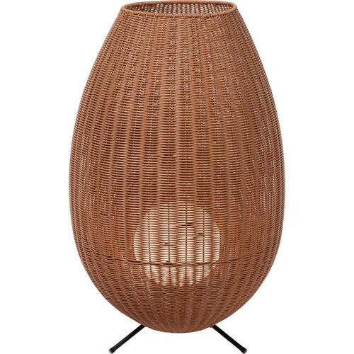 Tweedekans Lucide COLIN IP44 - Oplaadbare Vloerlamp Binnen/Buiten - Accu/Batterij - LED 3 StepDim - 1x3W 3000K - IP44 - Naturel Tweedehands