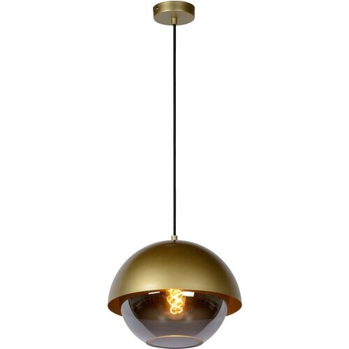 Tweedekans Lucide COOPER - Hanglamp - Ø 30 cm - 1xE27 - Mat Goud / Messing Tweedehands