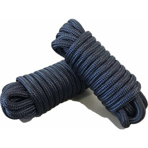 Tweedekans Luxe landvast U-rope 12mmx12m - Navy Tweedehands