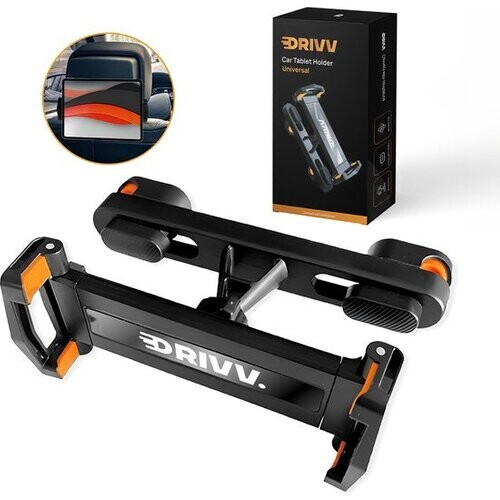 Tweedekans Drivv Tablet Houder Auto - Universeel - 360 Graden Draaibaar - Antislip - Zwart Tweedehands
