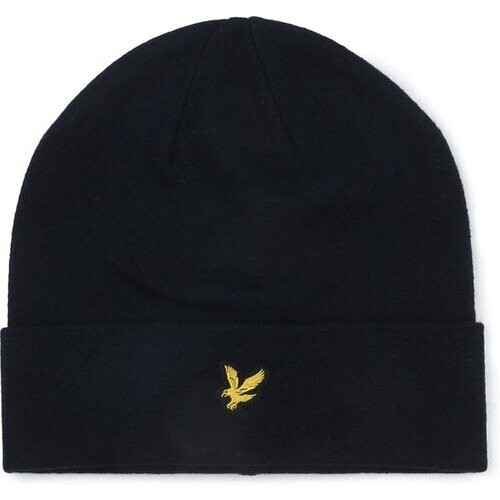 Tweedekans Lyle & Scott Muts Wol Blend Navy - Maat - Heren Tweedehands