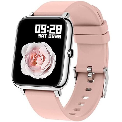 Tweedekans MAOO AMPLIFY Smartwatch - Incl. screenprotector – Hartslag, bloeddruk, bloedsaturatie, slaap, afstand – Stappenteller – Smartwatch dames – Horloge – Kerstcadeau - Roze Tweedehands
