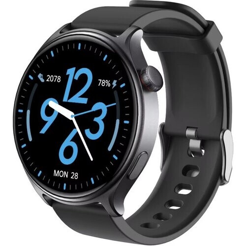 Tweedekans Maoo GTR Serie 2 Smartwatch Heren – Stainless Steel & TPU Band – Stappenteller, Hartslagmeter, Slaapmonitor – Multisport – Android & iOS – Zwart Tweedehands