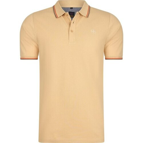 Tweedekans Mario Russo - 3XL - Edward polo - Heren - Beige