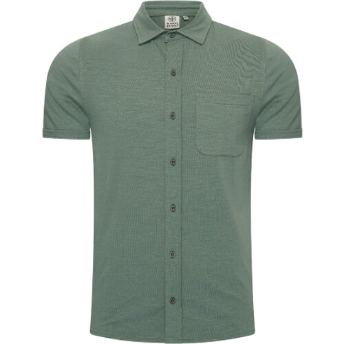 Tweedekans Mario Russo Fancy Jersey Shirt – Duck Green – Maat L Tweedehands