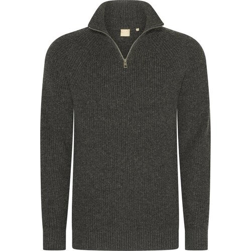 Tweedekans Mario Russo Rib Skipper - Heren Trui - Half Zip - Antraciet - L Tweedehands