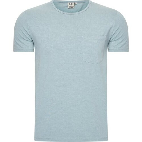 Tweedekans Mario Russo T-shirt - T-shirts Heren - Katoen - L- Arona Tweedehands