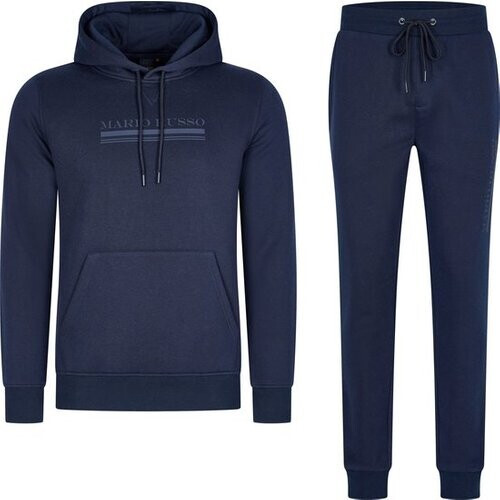 Tweedekans Mario Russo Trainingspak Anselm- Huispak - Joggingpak - Hoodie - Navy - M Tweedehands