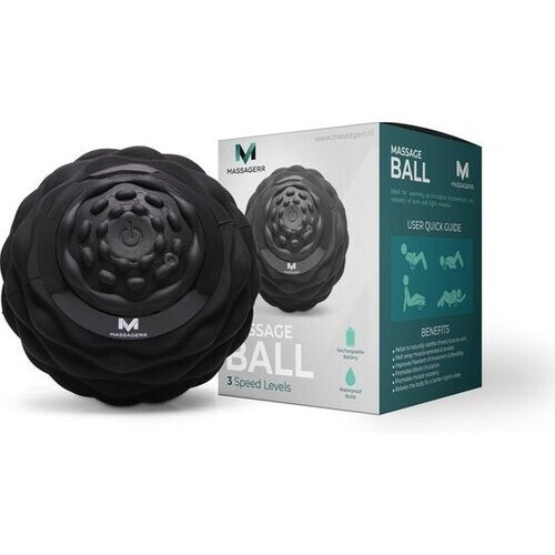 Tweedekans Massagerr® Vibrerende Massagebal - Triggerpoint Bal - 4 Tril Niveaus - Massage Bal - Moderne Lacrosse bal - Voetmassage - Massage Roller voor Rug, Voeten, Schouders, Fullbody Tweedehands