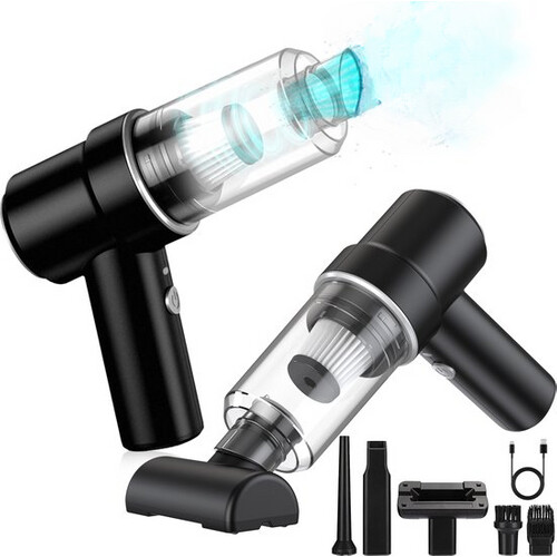 Tweedekans MATTI® - Auto Stofzuiger - Handstofzuiger - Mini Stofzuiger - Stofzuiger Auto - Incl. Blaasfunctie Tweedehands