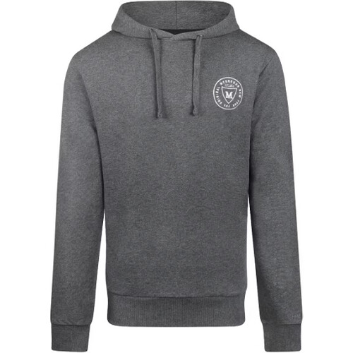 Tweedekans McGregor Heren Graphic Hoodie Dark Grey Melange – Maat L, 100% Katoen Tweedehands