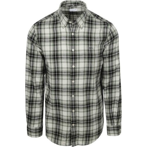 Tweedekans McGregor Overhemd Flanel Ruiten Groen - Maat XL - Heren - Overhemden Casual Tweedehands