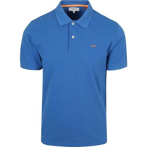 Tweedekans McGregor Piqué Polo Kobaltblauw - Maat L - Heren Tweedehands