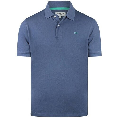 Tweedekans McGregor Poloshirt Classic Polo Mm251 9001 01 2011 Vintage Blauw Mannen Maat - M Tweedehands