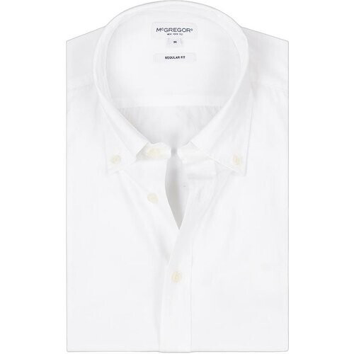 Tweedekans McGregor Stretch Poplin Shirt Heren XL Dark Olive 5103 MM999.6001.01 Tweedehands