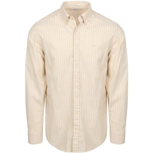Tweedekans McGregor Striped Cotton Linen Shirt - Cotton/Linnen - XXL Tweedehands