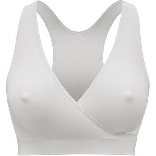 Tweedekans Medela Keep Cool Sleep bh - Naadloze slaapbh - Zwangerschapsbh - Voedingsbh met 2 ademende zones - Soft Touchmateriaal - Wit - Maat XXL Tweedehands