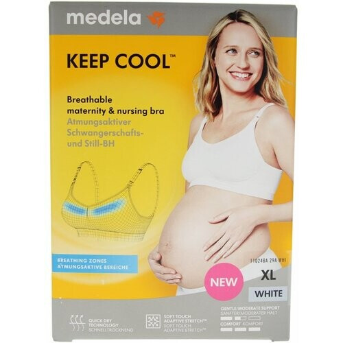 Tweedekans Medela Keep Cool Zwangerschaps- En Voedingsbeha Wit XL Tweedehands