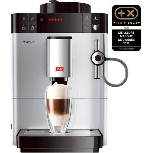 Tweedekans Melitta Caffeo Passione F54/0-100 - Espressomachine - Zilver Tweedehands