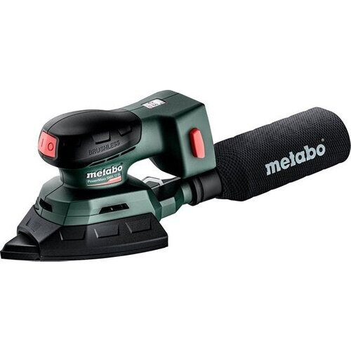 Tweedekans Metabo SMA 12 BL Accu Multischuurmachine| 12V | 100 x 150 mm | Zonder accu en lader | Metabox 215 Tweedehands