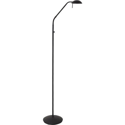 Tweedekans Mexlite Vloerlamp Biron 1-Lichts Zwart Tweedehands