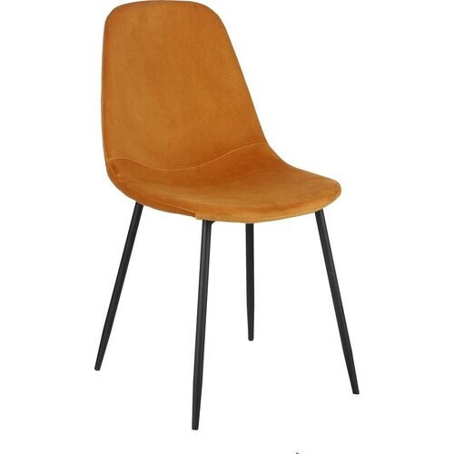 Tweedekans Mica Decorations Corby Eetkamerstoel - Gerecycled polyester - Lichtbruin Tweedehands