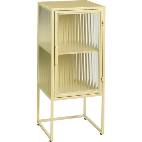 Tweedekans Mica Decorations Opbergkast – Met Deuren – 38 x 35 x 90 cm – Beige Tweedehands