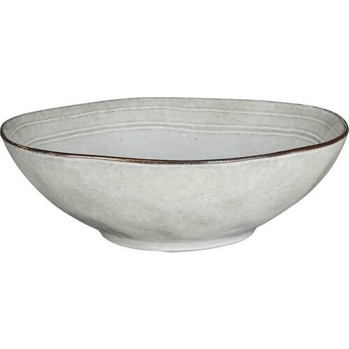 Tweedekans Mica Decorations Tabo Schaal - H7,5 x Ø23,5 cm - Grijs Tweedehands