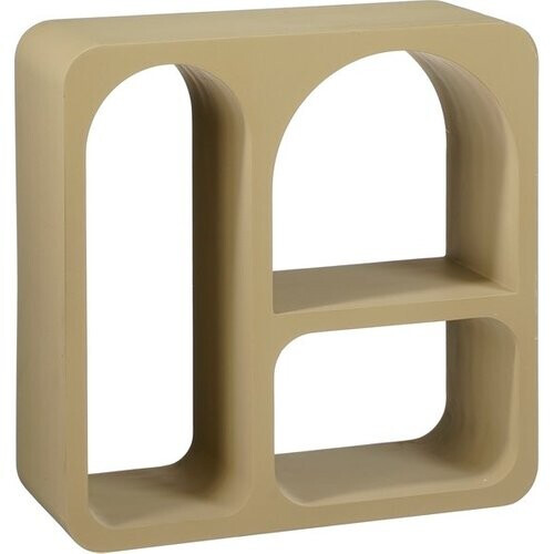 Tweedekans Mica Decorations Wandkast - MDF - Max. 6Kg - 40 x 15 x 40cm - Taupe Tweedehands